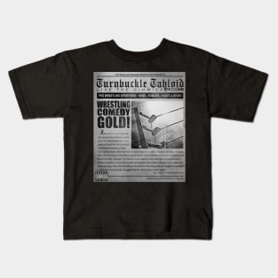 Turnbuckle Tabloid Vintage News Kids T-Shirt